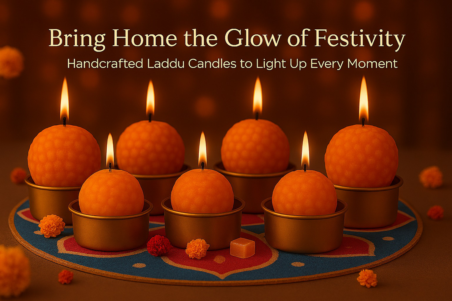 Motichoor Laddu Candles
