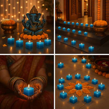 Premium Square Tealight Candles