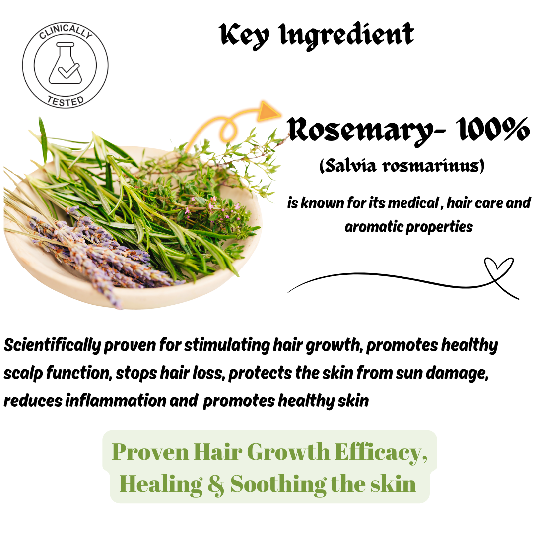 Clinically Tested Rosemary Essential Oil