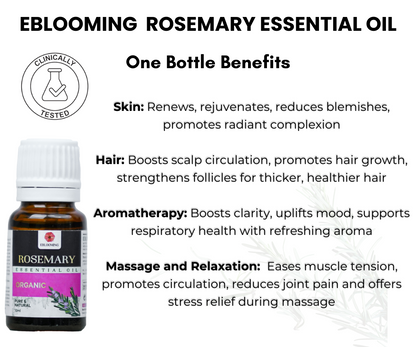 Clinically Tested Rosemary Essential Oil