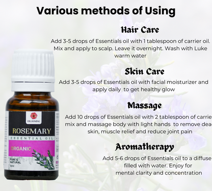 Clinically Tested Rosemary Essential Oil