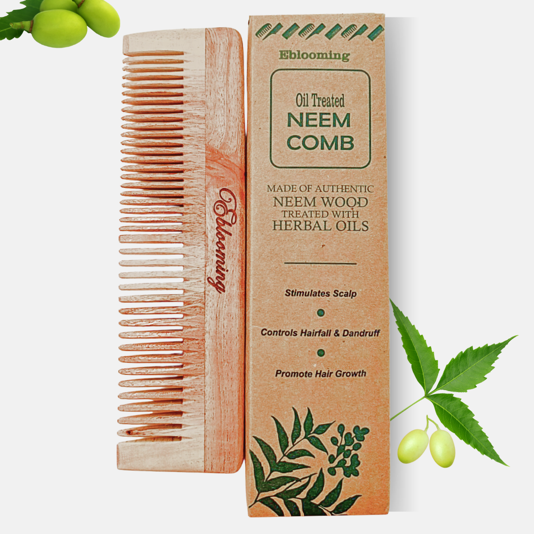 Eblooming Neem Wooden Comb