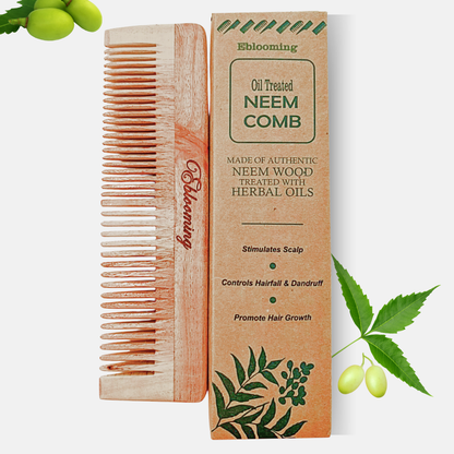 Eblooming Neem Wooden Comb