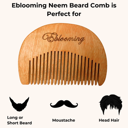 Eblooming Neem Wooden Comb