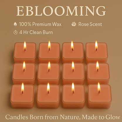Premium Square Tealight Candles