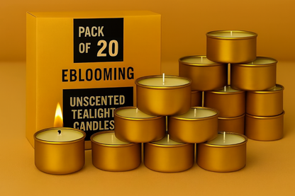 Golden Jar Tealight Candles