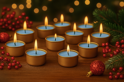 Golden Jar Tealight Candles