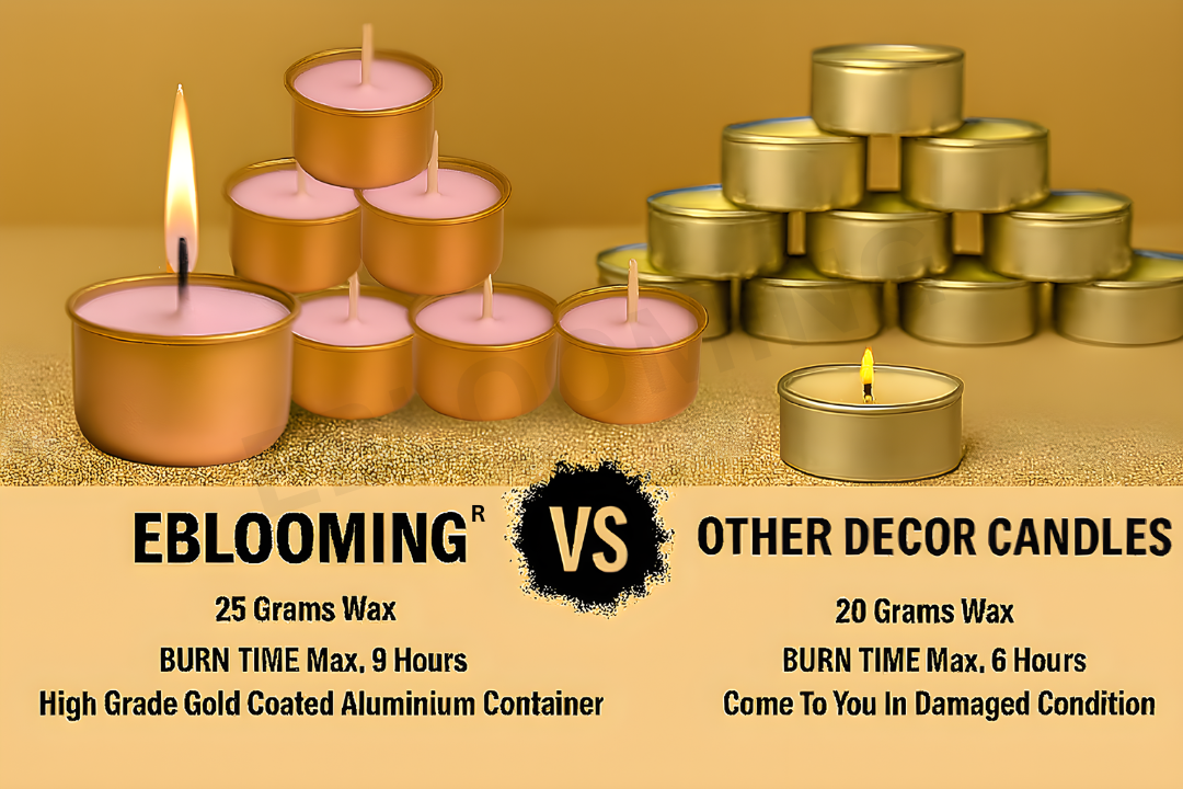 Golden Jar Tealight Candles