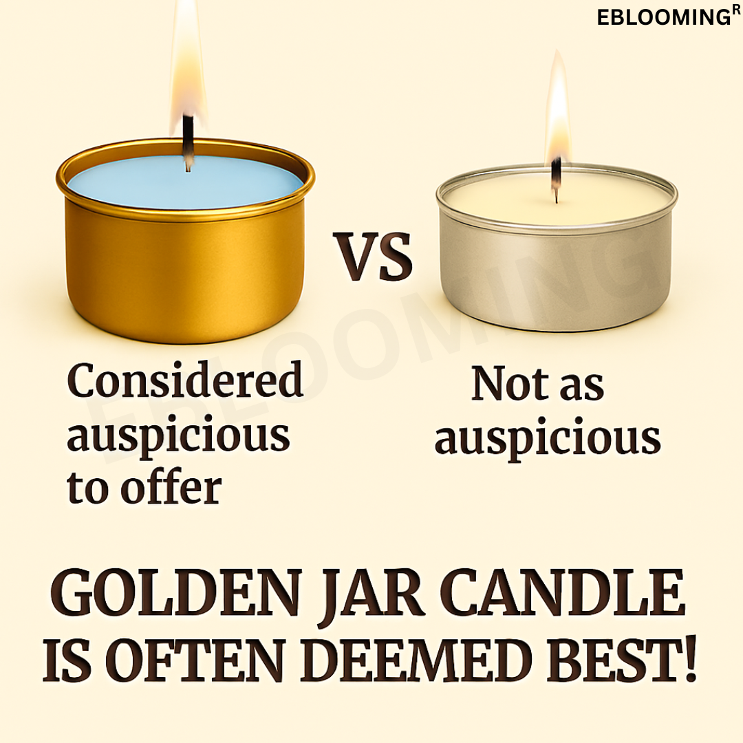 Golden Jar Tealight Candles