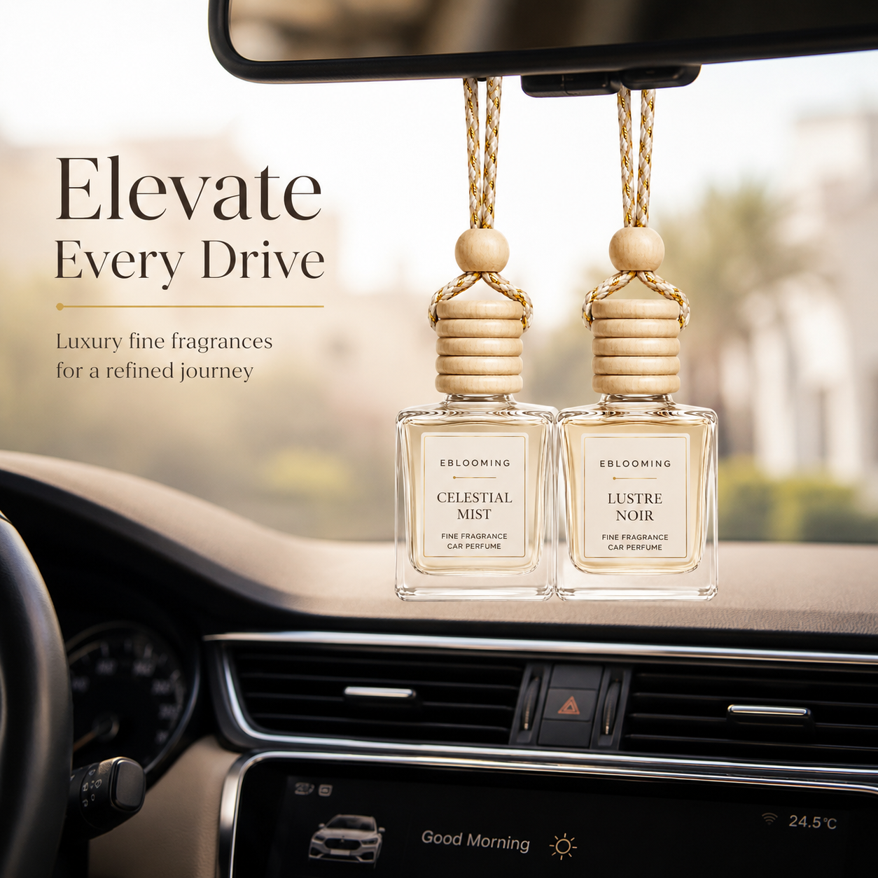 Celestial Mist & Lustre Noir Hanging Fragrance Diffuser Pack of 2