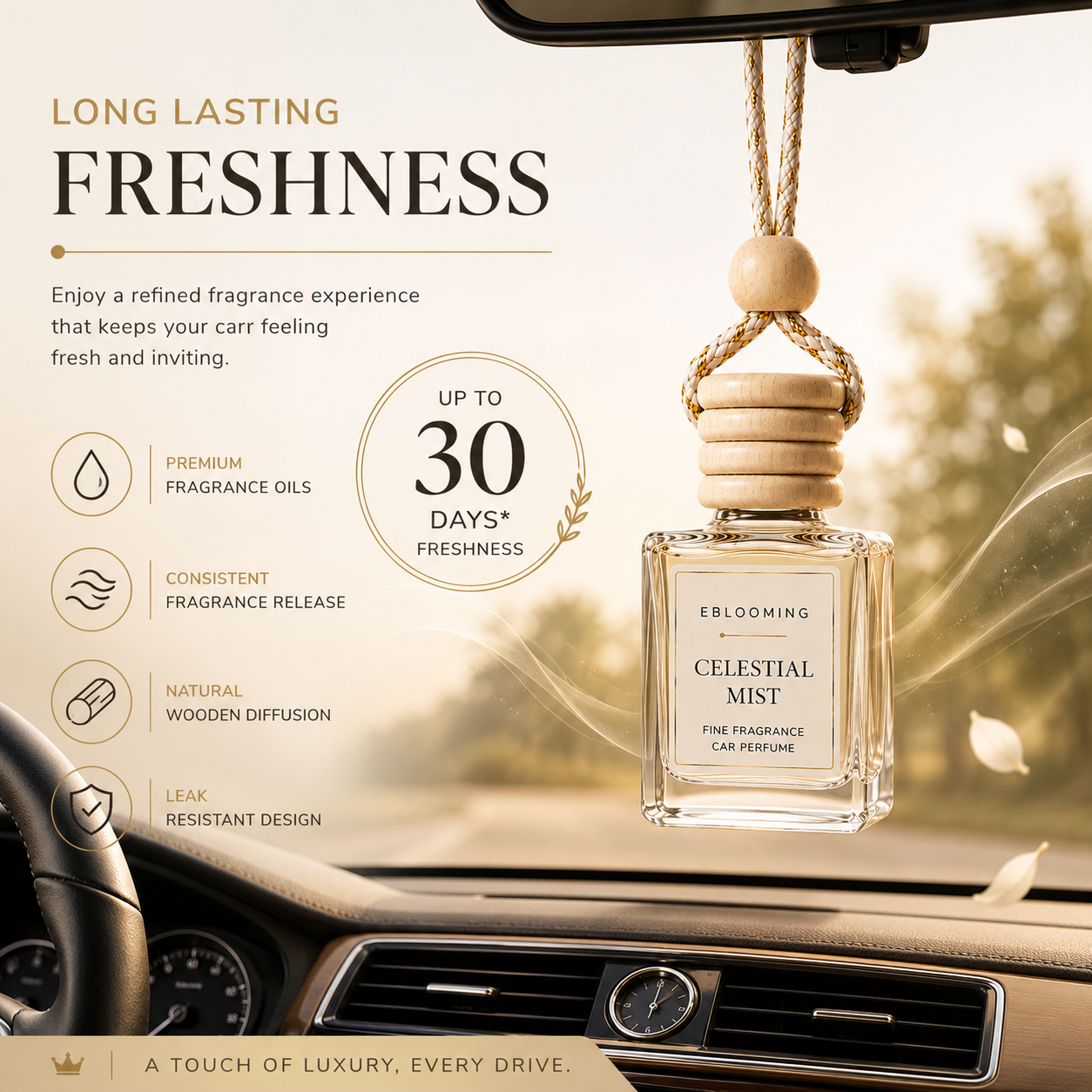 Celestial Mist & Lustre Noir Hanging Fragrance Diffuser Pack of 2