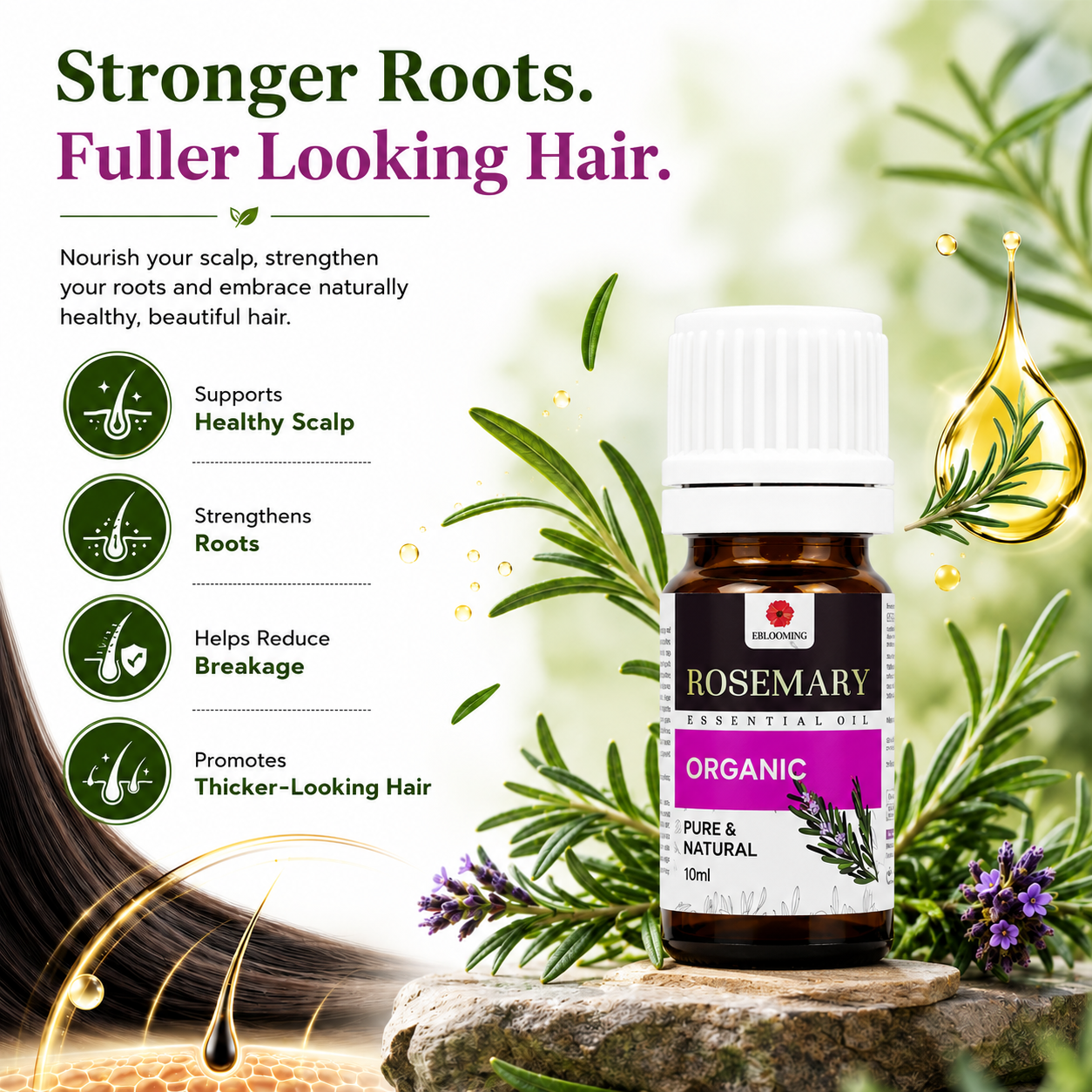 Clinically Tested Rosemary Essential Oil