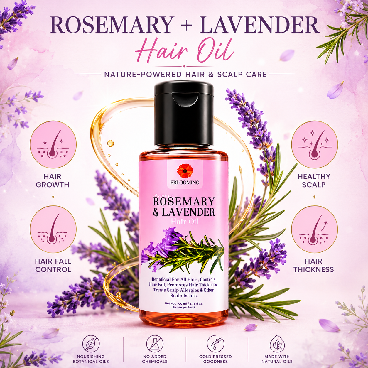 Rosemary Lavender Hair Oil