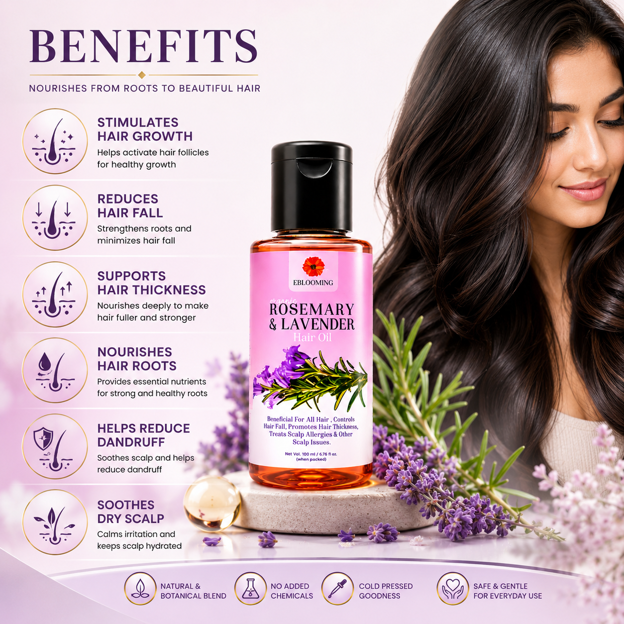 Rosemary Lavender Hair Oil