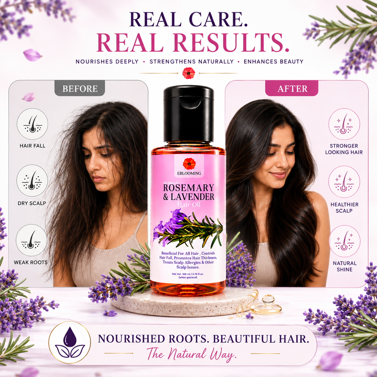 Rosemary Lavender Hair Oil