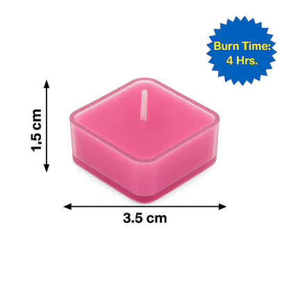 Premium Square Tealight Candles