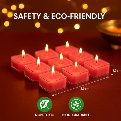 Premium Square Tealight Candles