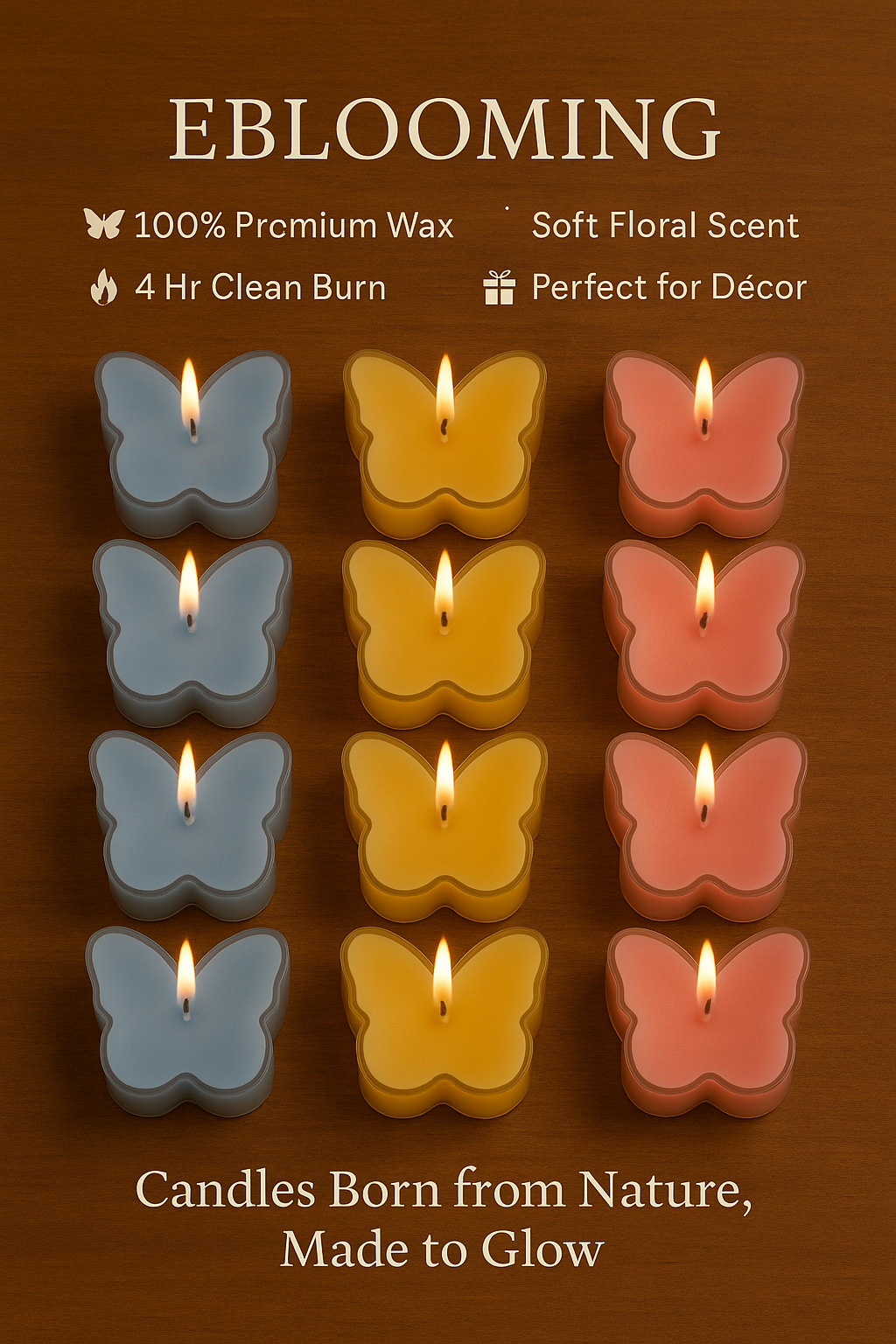 Butterfly Decorative Candles