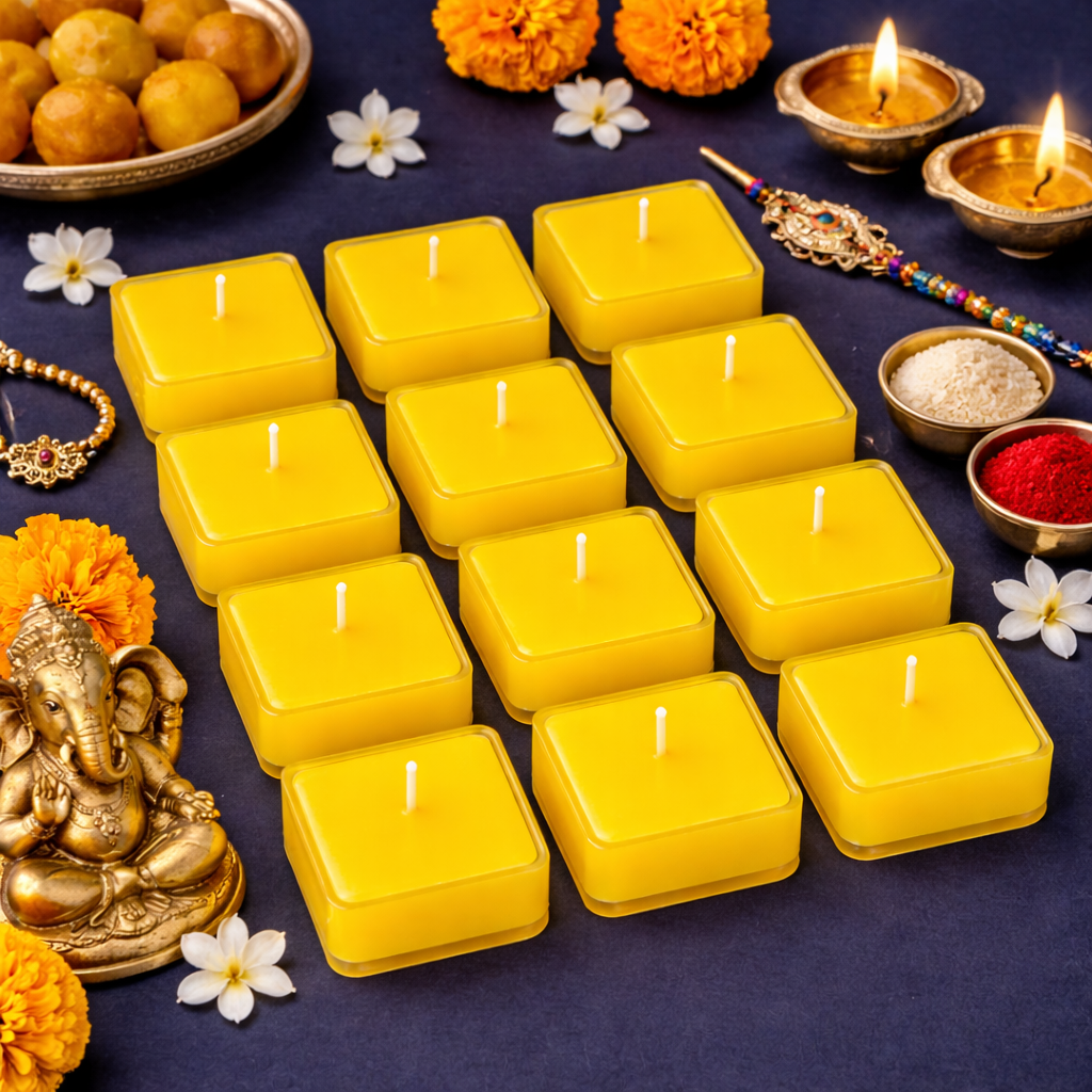 Premium Square Tealight Candles