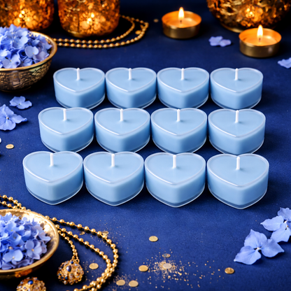 Premium Heart Shaped Tea Light Candles