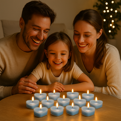Premium Heart Shaped Tea Light Candles