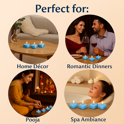 Premium Square Tealight Candles