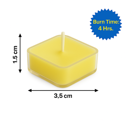 Premium Square Tealight Candles