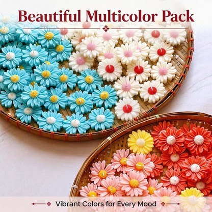 Daisy Flower Scented Floating Candles for Water Bowl