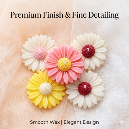 Daisy Flower Scented Floating Candles for Water Bowl